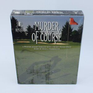 Murder of Course Be Puzzled 1000 Pieces Mystery Jigsaw Puzzle